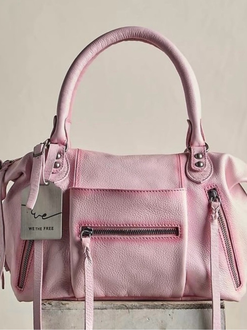 We The Free Baby Emerson Tote Bag-Pink Peony